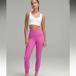 Lululemon Align High Rise 25” Pow Pink Tone Size 2